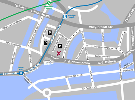 Stadtplan Hamburg